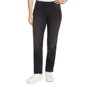 Nine West Heidi Pull On Straight Stretch Denim Women’s 12